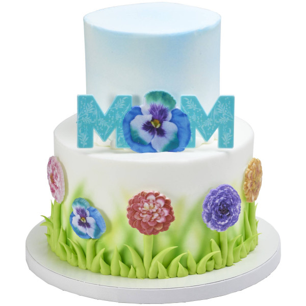 Garden Flowers Cupcake Rings