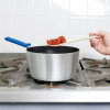 3 ¾-quart Wear-Ever® tapered saucepan with Steel Coat X3™ nonstick coating and Cool Handle® rubber grip sleeve