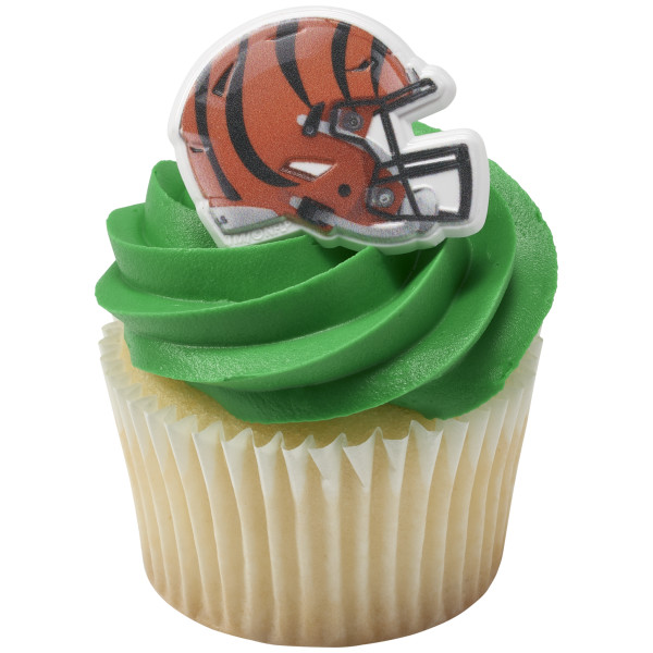 NFL Team Helmet Cupcake Rings
