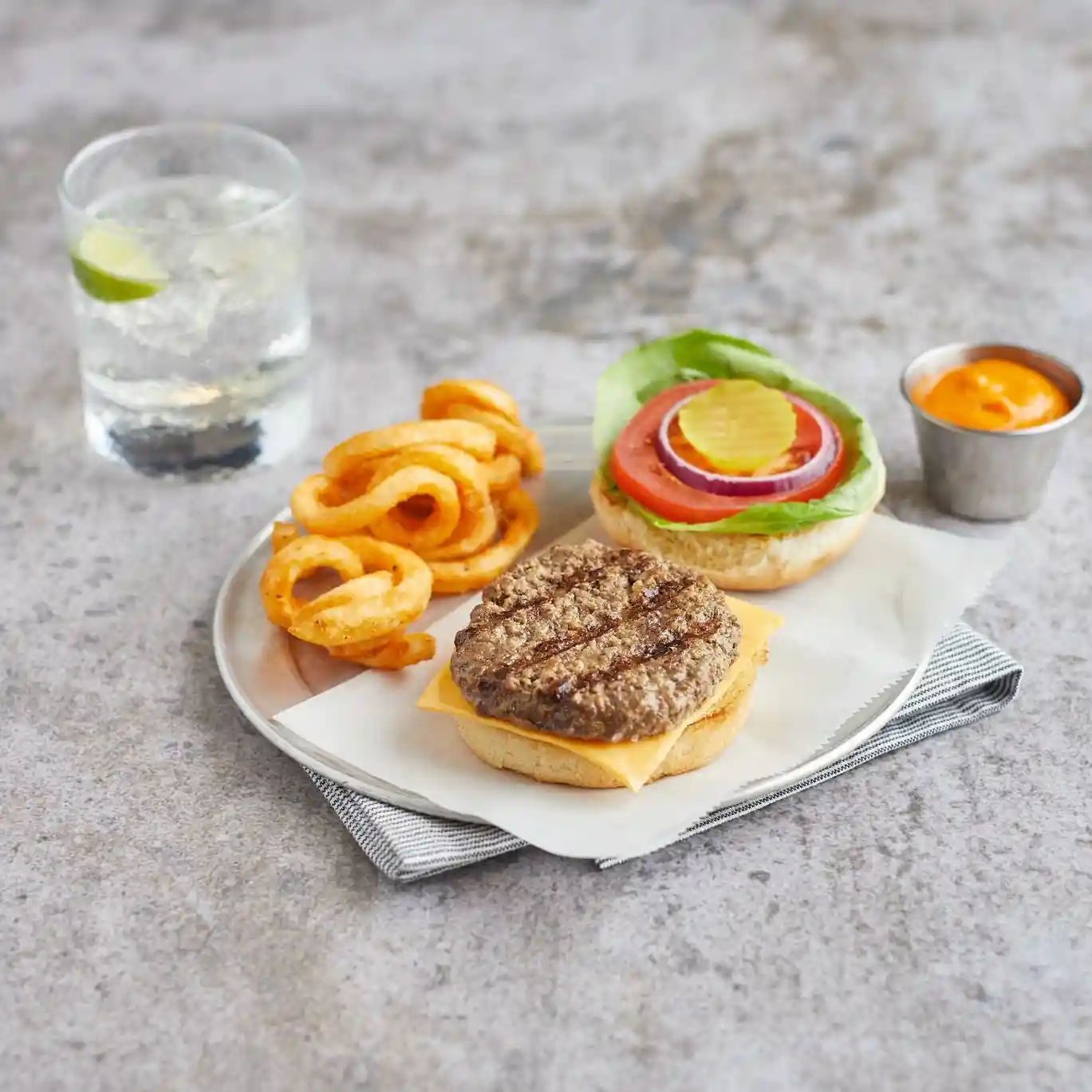 AdvancePierre™ Fully Cooked Flame Grilled Beef Patties with Onion, 2.6 oz._image_2