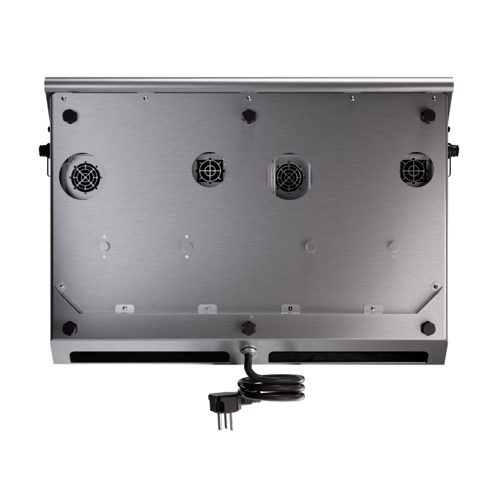 208- to 240-volt 2900-watt side-by-side dual countertop induction range with temperature control probe and programs