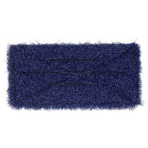 Square Scrub, Doodle Scrub® Tile & Grout Scrubbing Rectangular Floor Pad, 5.25"x10.5, Blue