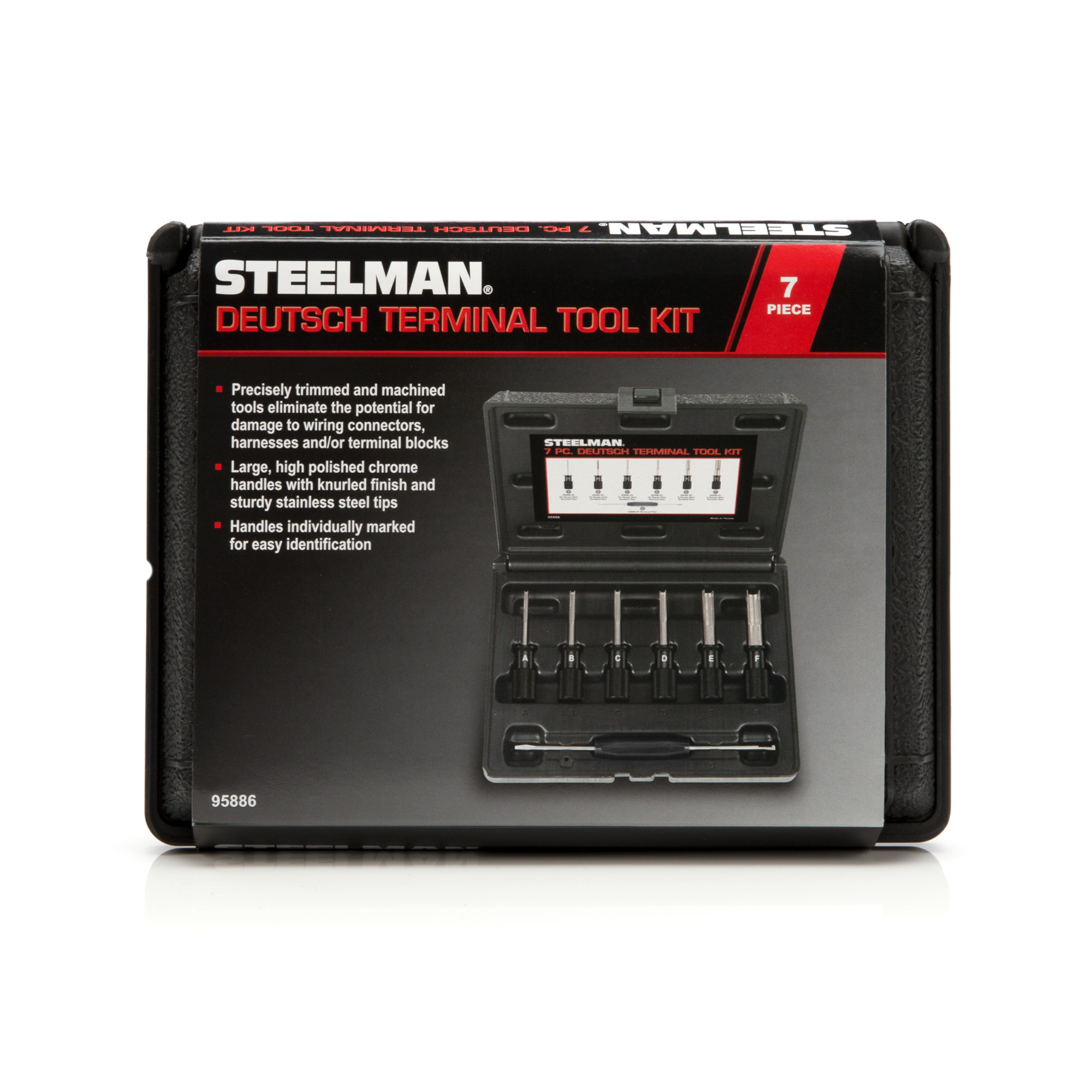 Steelman 7 Piece Deutsch Connector Electrical Terminal Block Tool Kit 95886 - Picture 9 of 9
