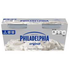 Philadelphia Original Cream Cheese Spread, 2 ct Pack, 16 oz Tubs