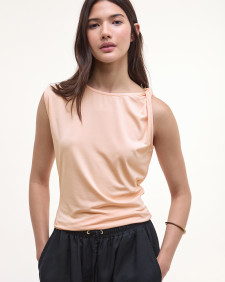 Felicity Tank Top Peach Parfait