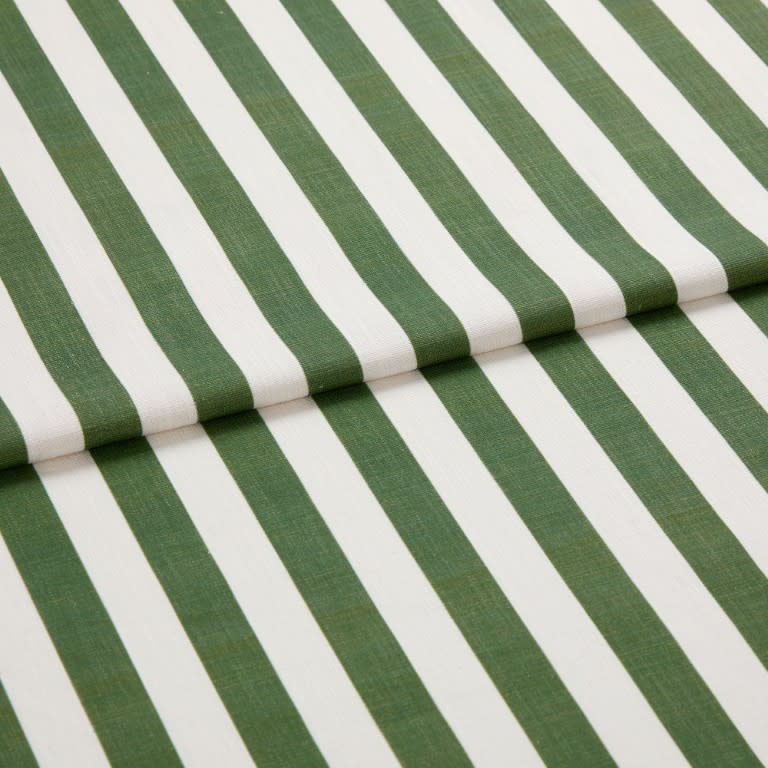 Portofino Stripe Olive Roman blind