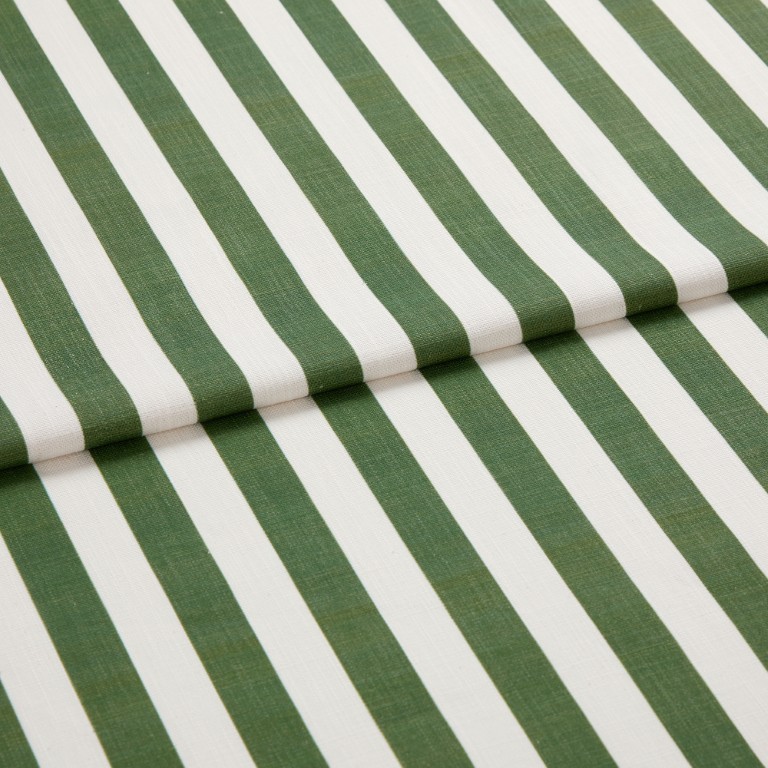 Portofino Stripe Olive Roman blind
