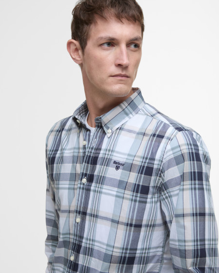 Gabe Checked Tailored Long-Sleeved Shirt