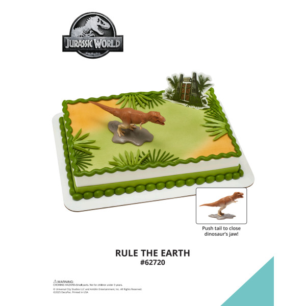 Jurassic World Rule the Earth The Magic of Cakes® Icing Only Page