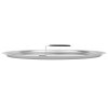 14-inch Tribute® stainless steel frying pan cover with dipped handle