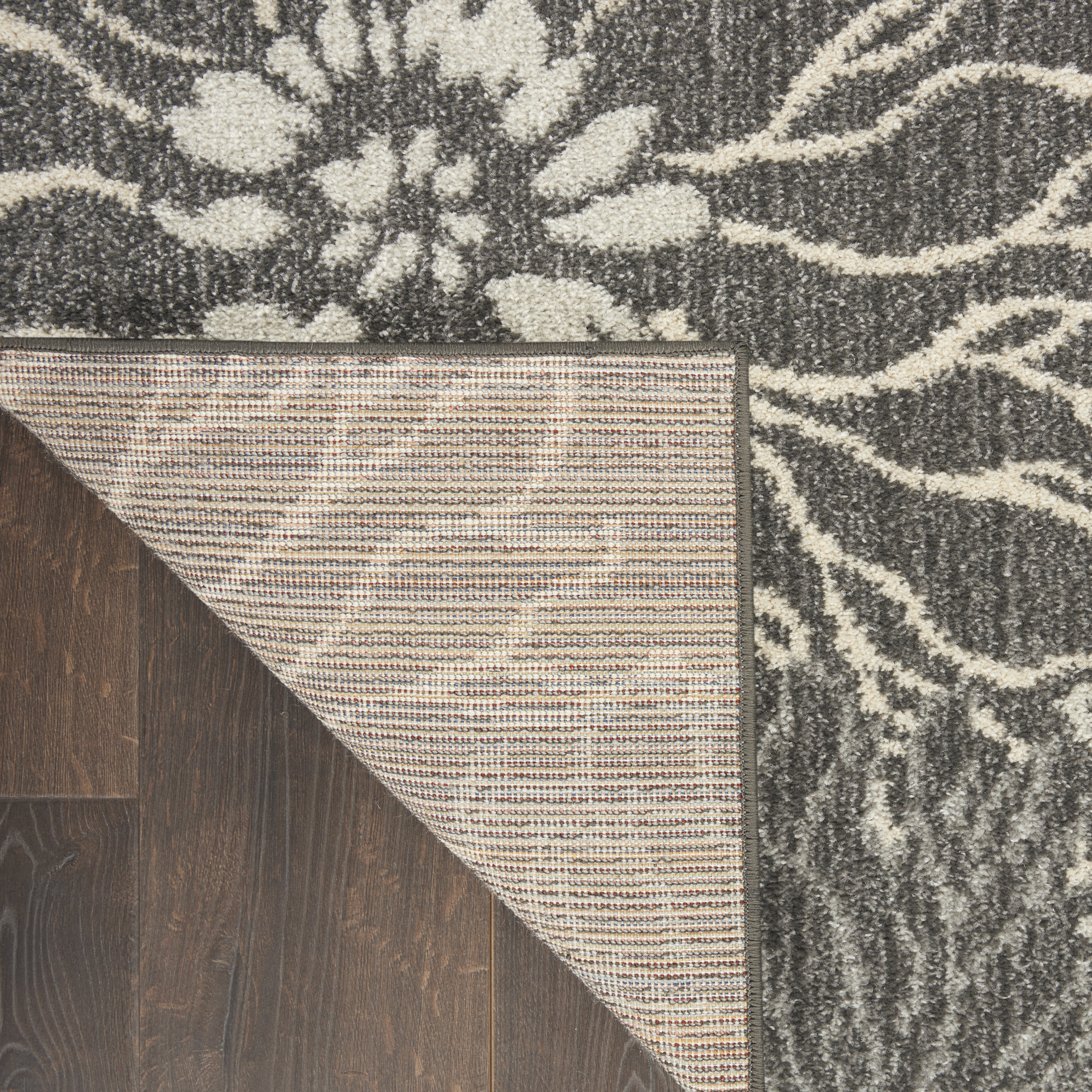 Nourison Passion 9' x 12' Charcoal Blue Contemporary Indoor Rug