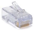 Modular Plugs RJ-45 Solid Stranded 60 Pc. Data Cords 0.041 (Dia.) in