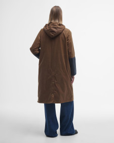 Carolyn Waxed Jacket Tan/Dress Tartan