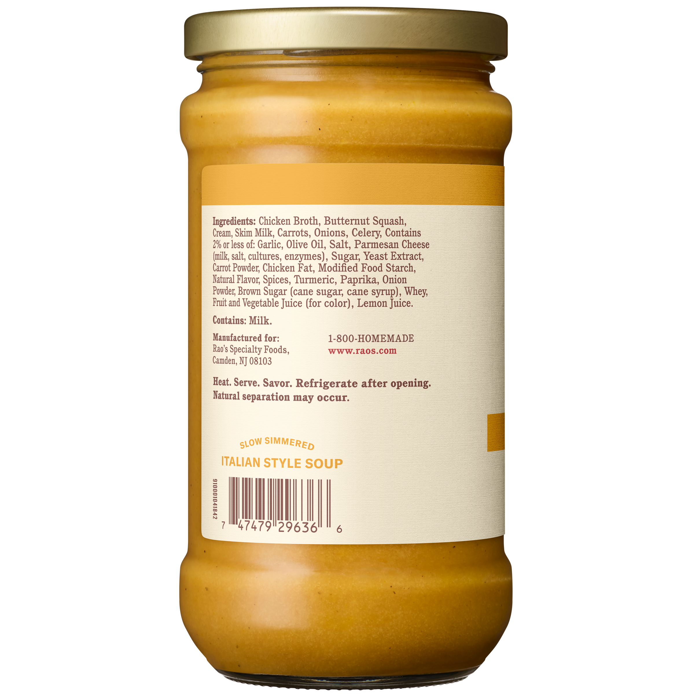 Butternut Squash Soup, 15.1 oz - Left Image