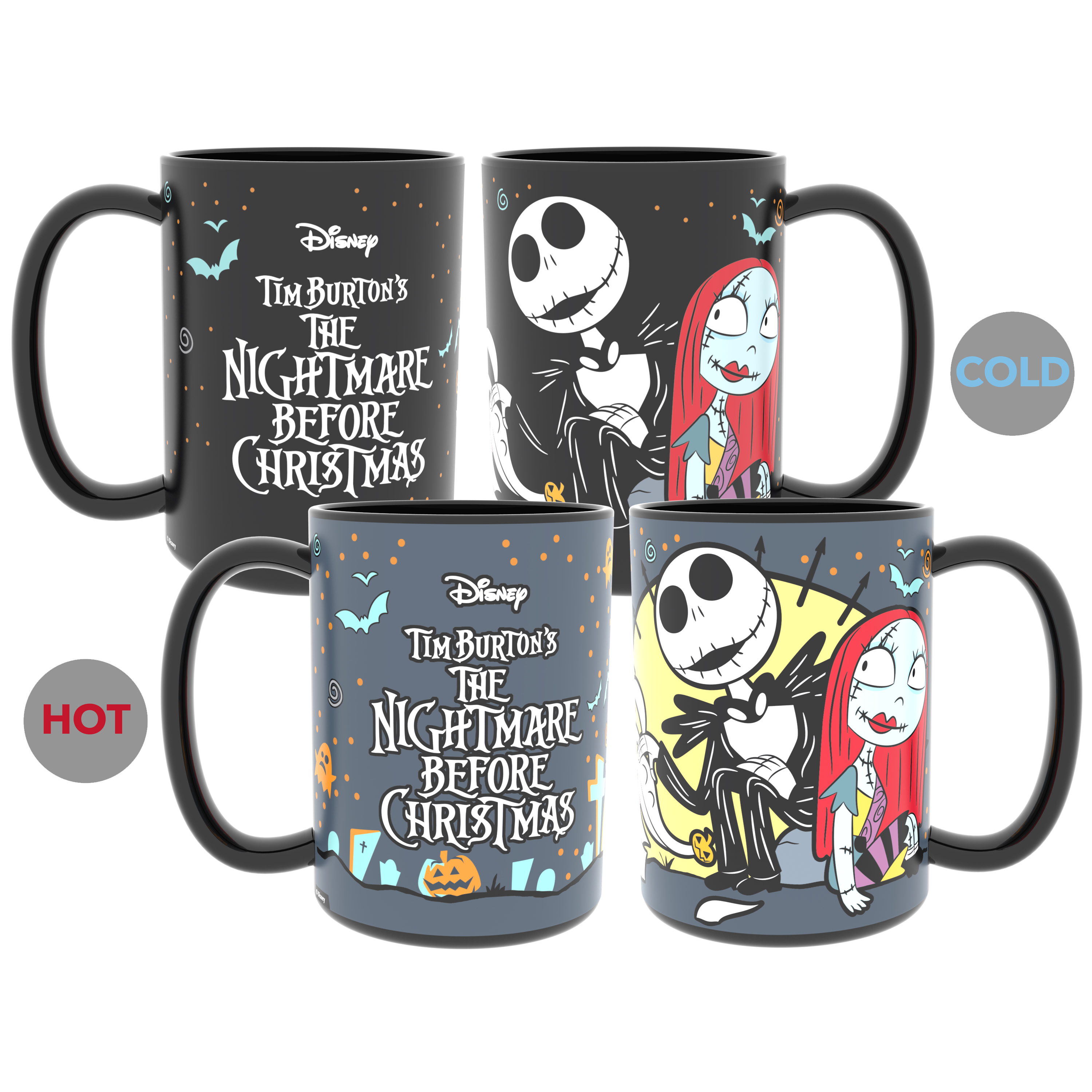Disney The Nightmare Before Christmas 15 ounce Coffee Mug and Spoon, Jack the Pumpkin King & Sally slideshow image 3 Disney The Nightmare Before Christmas 15 ounce Coffee Mug and Spoon, Jack the Pumpkin King & Sally slideshow image 3