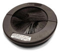 HotLok® Round 4in. Rack Mount Grommet ABS Black 5.60 Diameter x 0.7 in. H