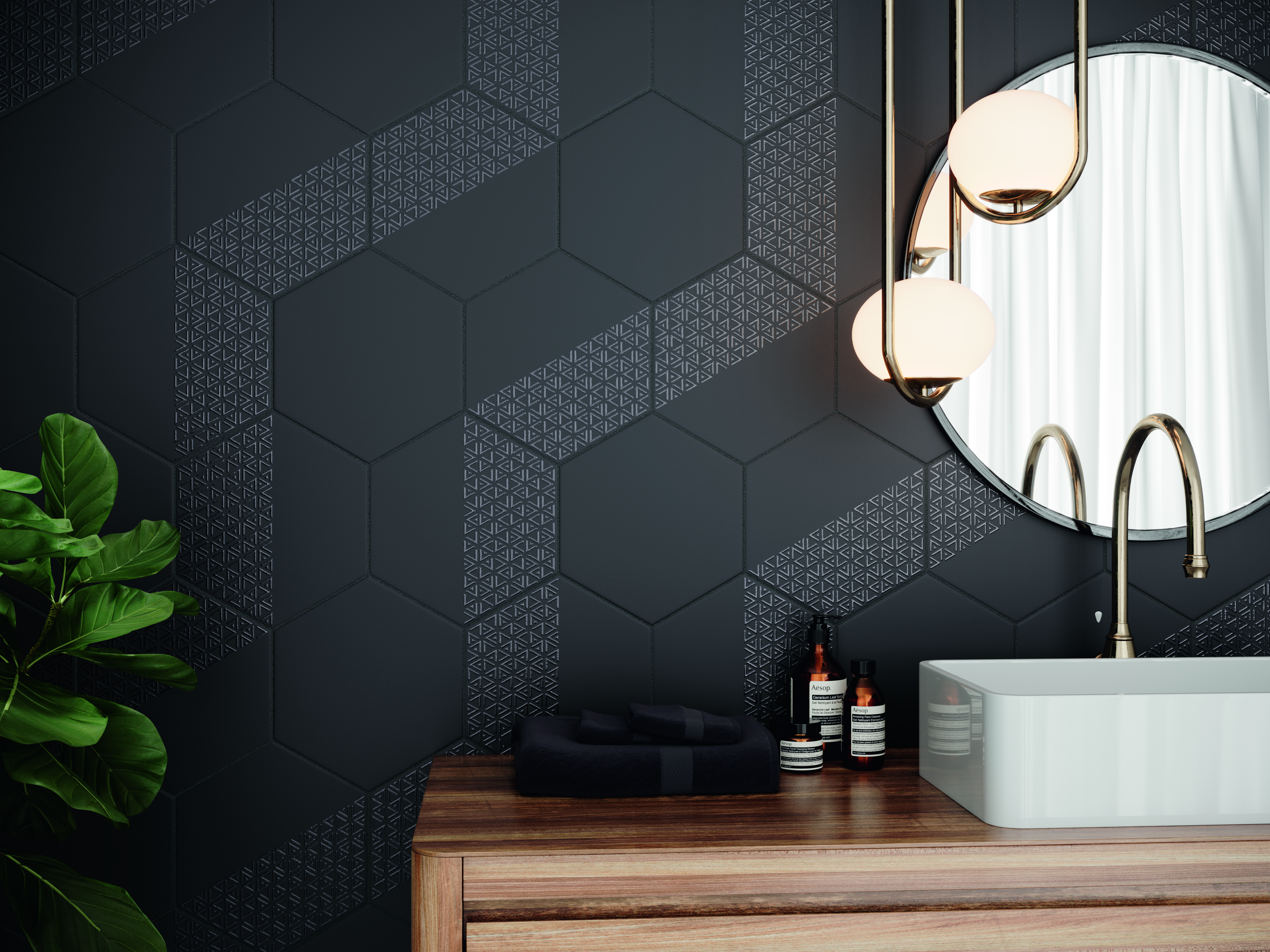 Hexagon Tile | Bold Geometry for Modern & Classic Spaces | Emser Tile
