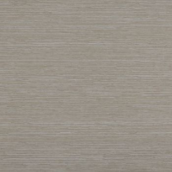 Woven horizontal-striped wallcovering: taupe-gray textured wallpaper with thin irregular cream lines running across, covering the full frame and evenly lit, suggesting a neutral interior wall.