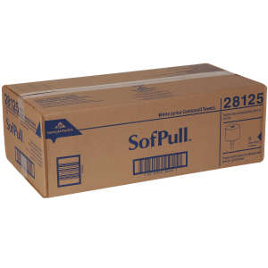 Georgia Pacific, SofPull Junior, 1000ft Center-pull Towel, 2 ply, White