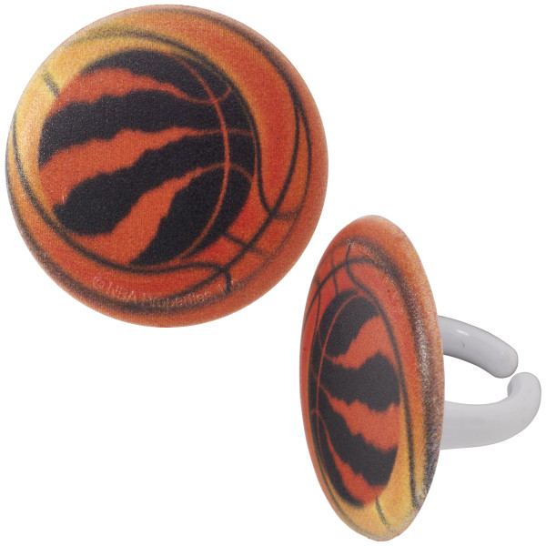 NBA Team Basketball Cupcake Rings