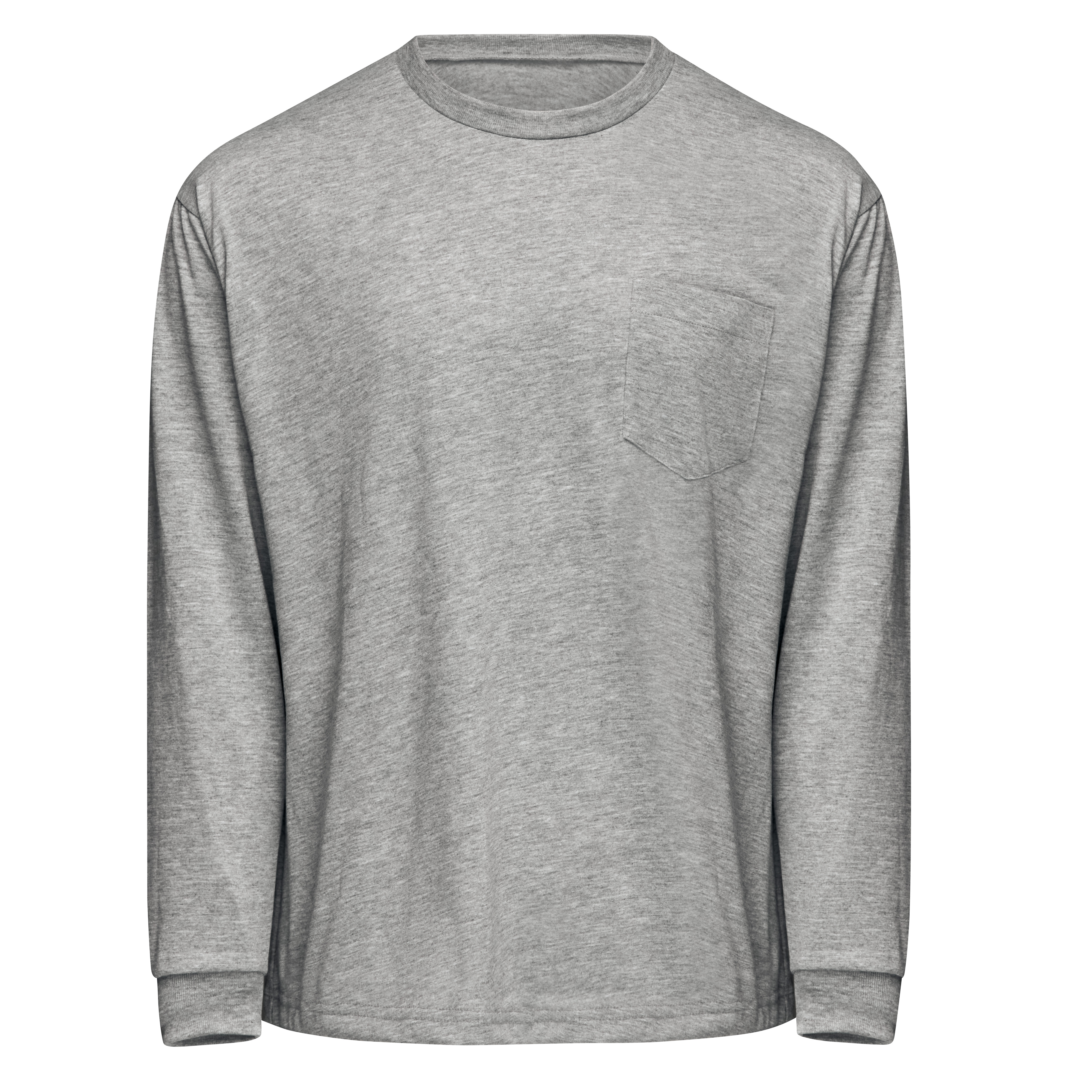 Uniform Long Sleeve Pocket T-Shirt-Red Kap