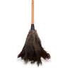 Carlisle, Flo-Pac, 23" Wood Handle Duster, Ostrich Feather, Brown