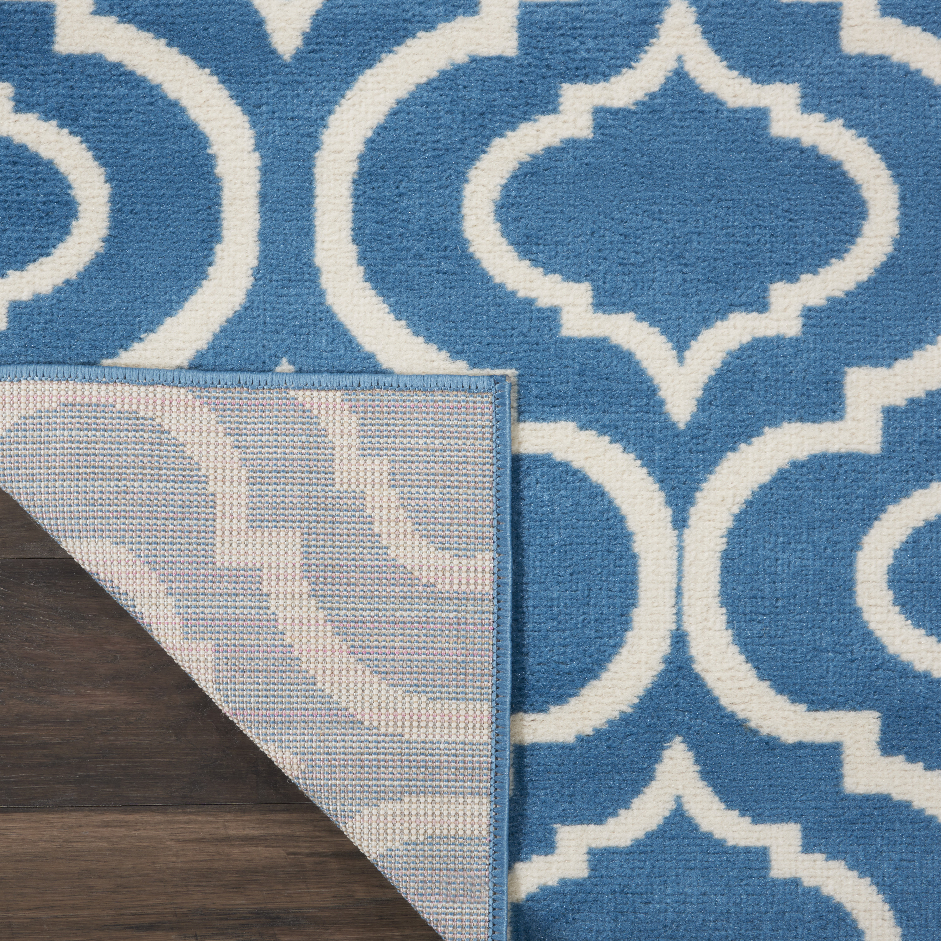 Nourison Jubilant 2'3" x 7'3" Blue Contemporary Indoor Rug