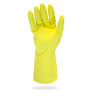 Hillyard, Safety Zone®, General Purpose Gloves, Latex, 16.0 mil, Powder Free, M, Yellow