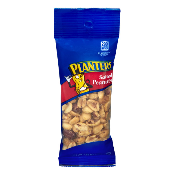 PLANTERS(r) Salted Peanuts 144/1.75oz . C1C1 - Front Center In Package (Hi Res)