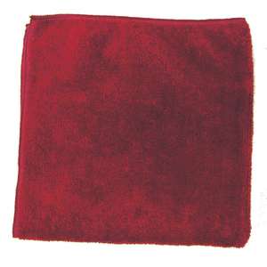 Hillyard, 16"x16", Microfiber, Cloth, Maroon