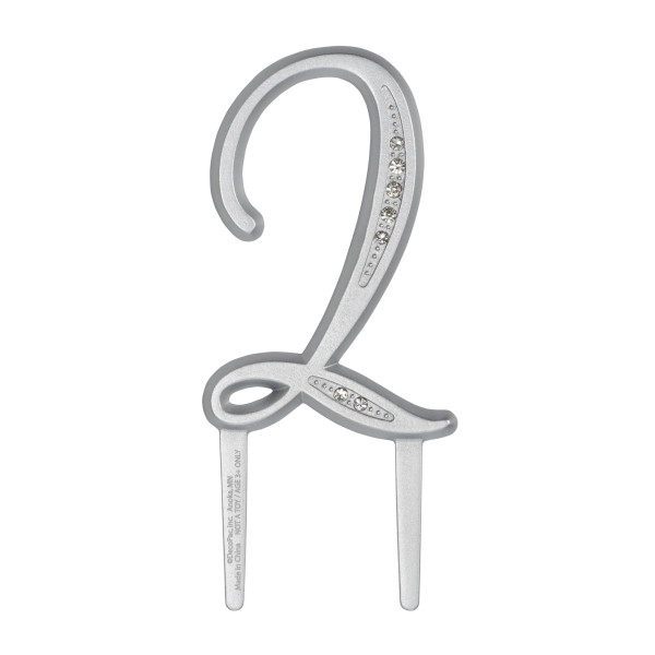 3.5" 2 Diamond Number Monogram