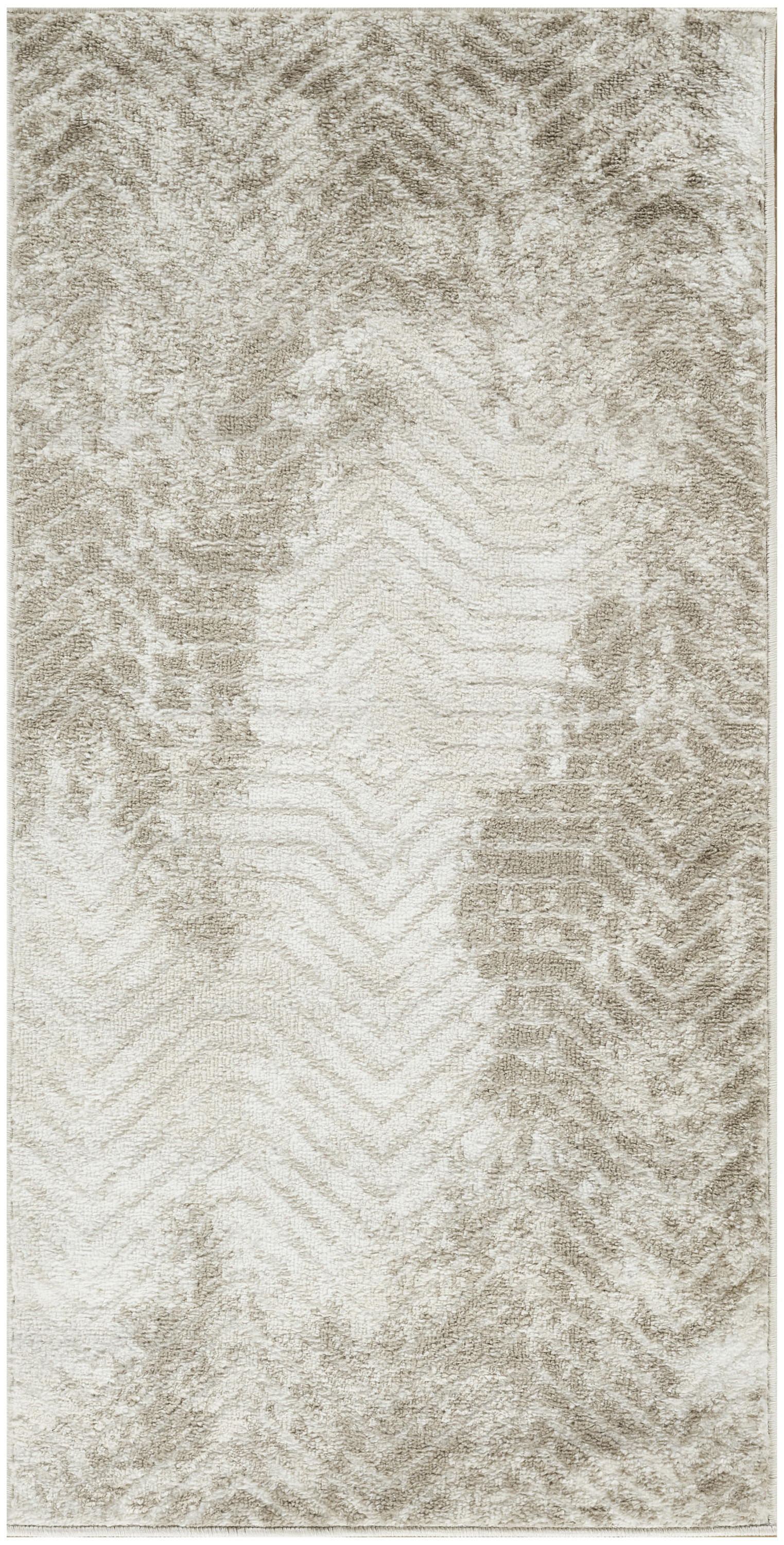 Nourison Dekor 2' x 4' Ivory Taupe Modern Indoor Rug