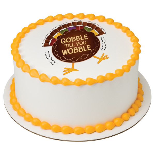 Gobble 'Till You Wobble PhotoCake® Edible Image®