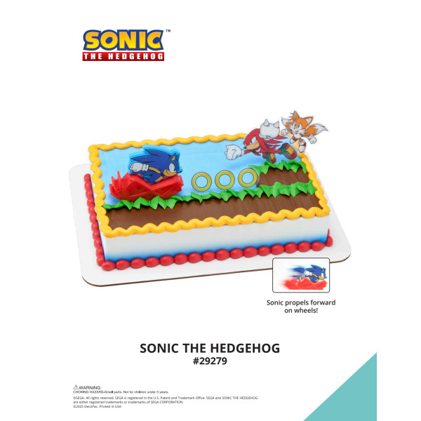 Sonic the Hedgehog™ The Magic of Cakes® Icing Only Page