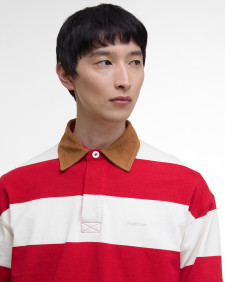 Hemd Newclose Oversized Rugby Brick Red