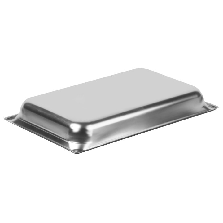 Full-size 2 ½-inch-deep Super Pan 3® stainless steel steam table pan with Steel Coat x3™ nonstick coating