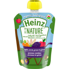 Heinz by Nature Organic Baby Food - Apple, Carrot, Prune & Quinoa Purée image