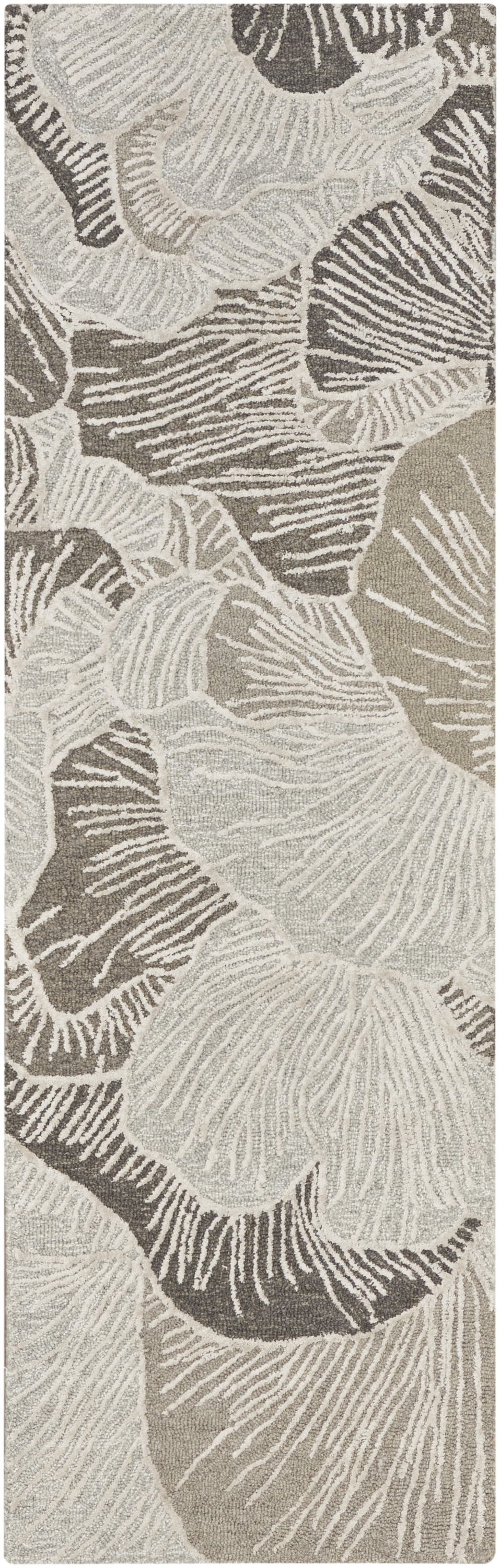 Nourison Avra 2'3" x 7'6" Grey Modern Indoor Rug
