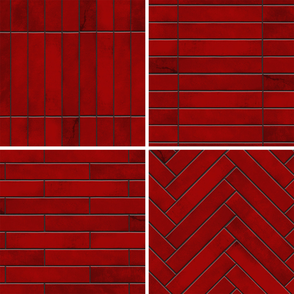 Menorca Volcano 2-1/2 in. x 12-7/8 in. Ceramic Wall Tile