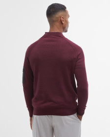 Blades Crew Neck Jumper Bordeaux