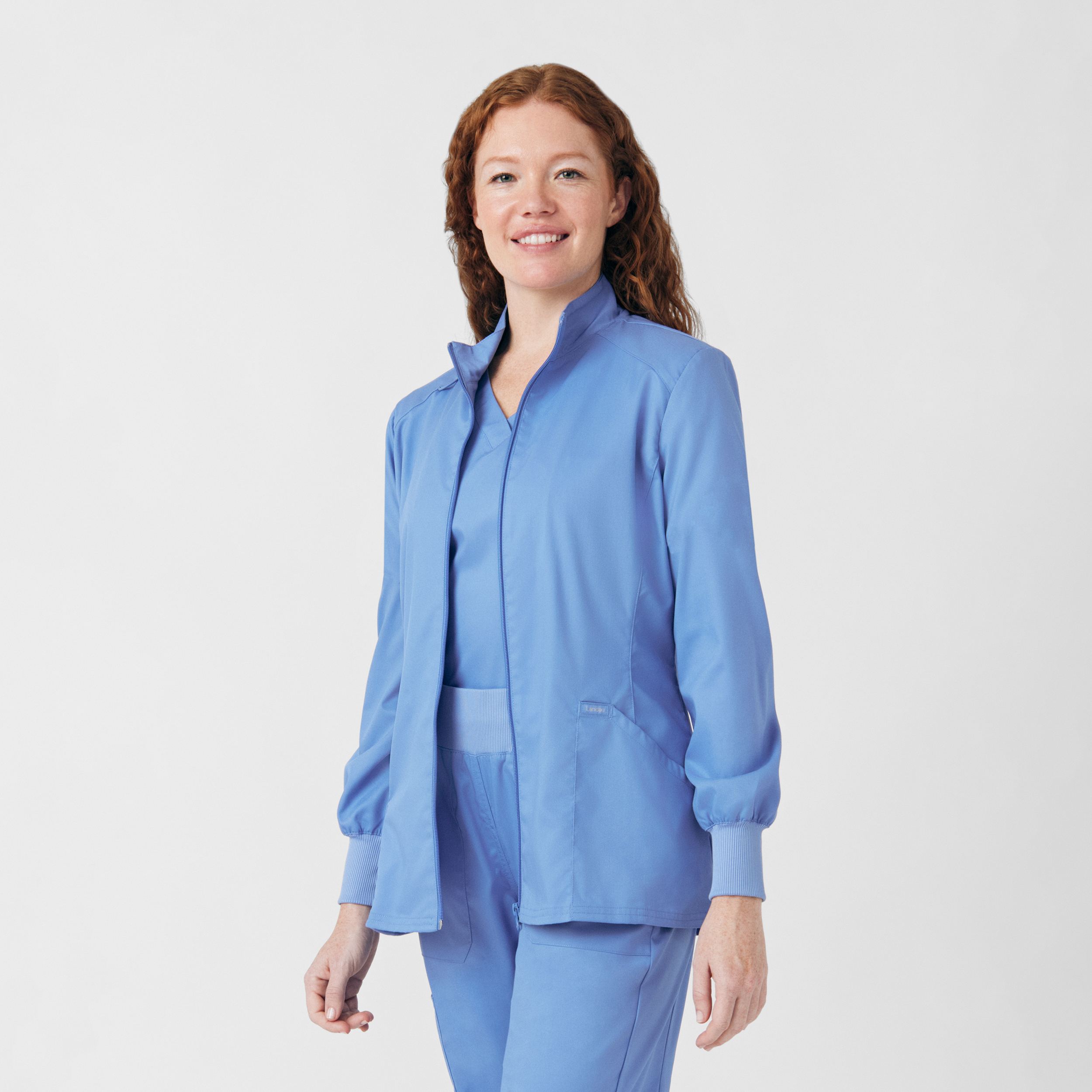 Landau ProFlex Women&#8216;s 3-Pocket Scrub Jacket-Landau