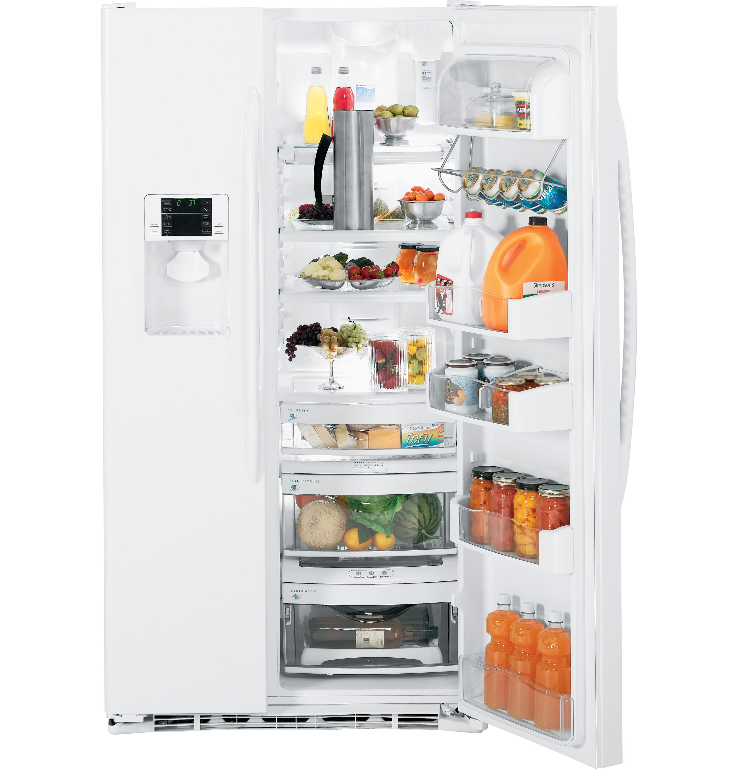 GE Profile™ 23.1 Cu. Ft. Side-by-Side Refrigerator