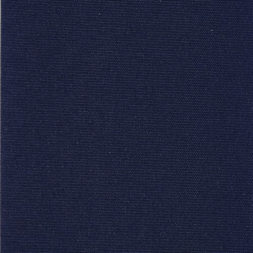 Navy-blue woven fabric with fine horizontal ribbed texture; lying flat and filling the frame, displaying a tight, even weave under neutral, flat lighting in a close-up, minimal setting.