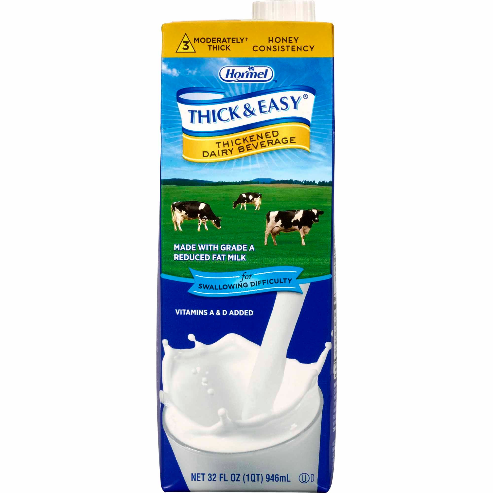 Thick & Easy® Dairy Honey Consistency Milk Thickened Beverage, 32-ounce carton
