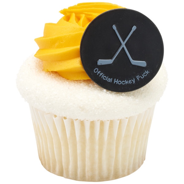 Hockey Puck Cupcake Rings