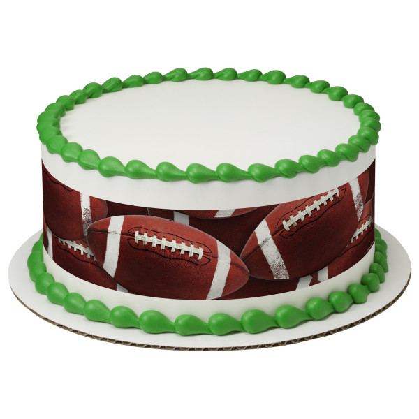 Football PhotoCake® Edible Image® Strips