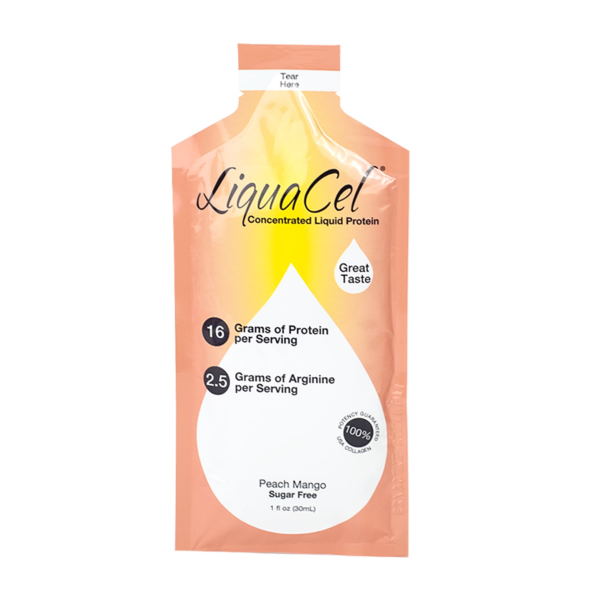 LiquaCel® Peach Mango Concentrated Liquid Protein