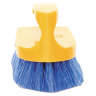 Rubbermaid Commercial, 6in, Iron Handle Scrub Brush, Polypropylene Bristles, Cobalt