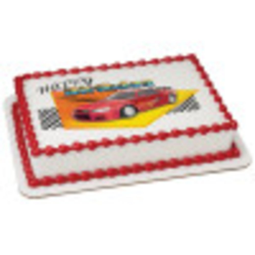 Image Cake Birthday Race Car