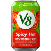V8® Spicy Hot 100% Vegetable Juice, 11.5 fl oz Can (24 Pack)